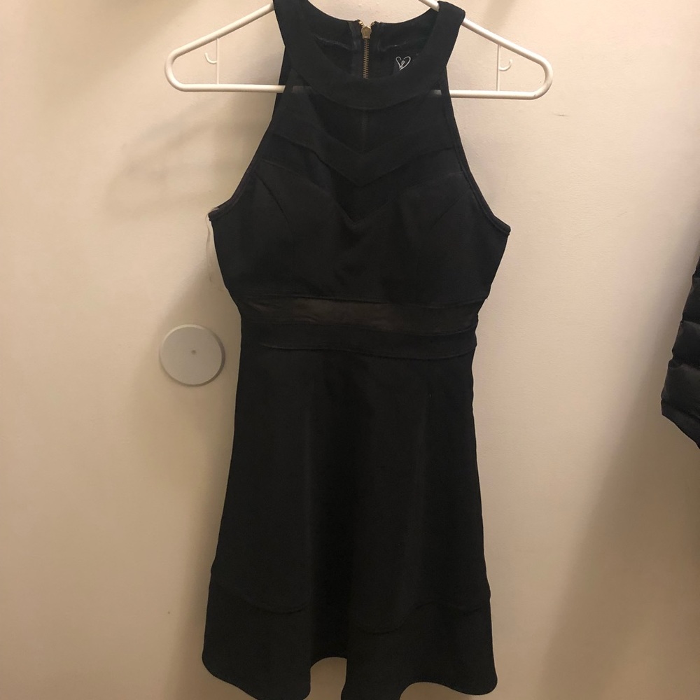 Peek a boo little black dress